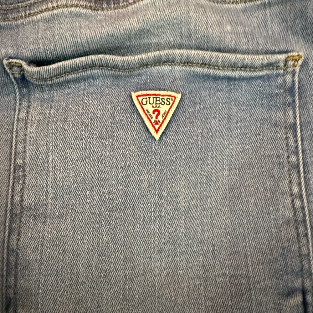Guess Light Blue Straight Leg Jeans - Picture 5 of 7
